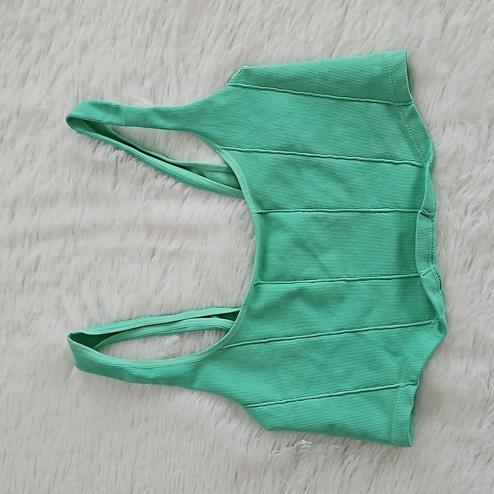 Free People Movement Tighten Up Corset Top Crisp Cactus Size XL